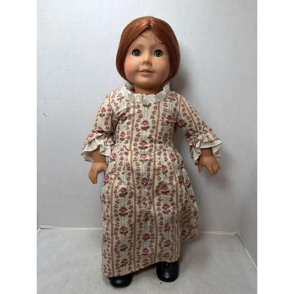 VTG 90s Pleasant Company American Girl Doll Felicity Merriman Green Eyes 18